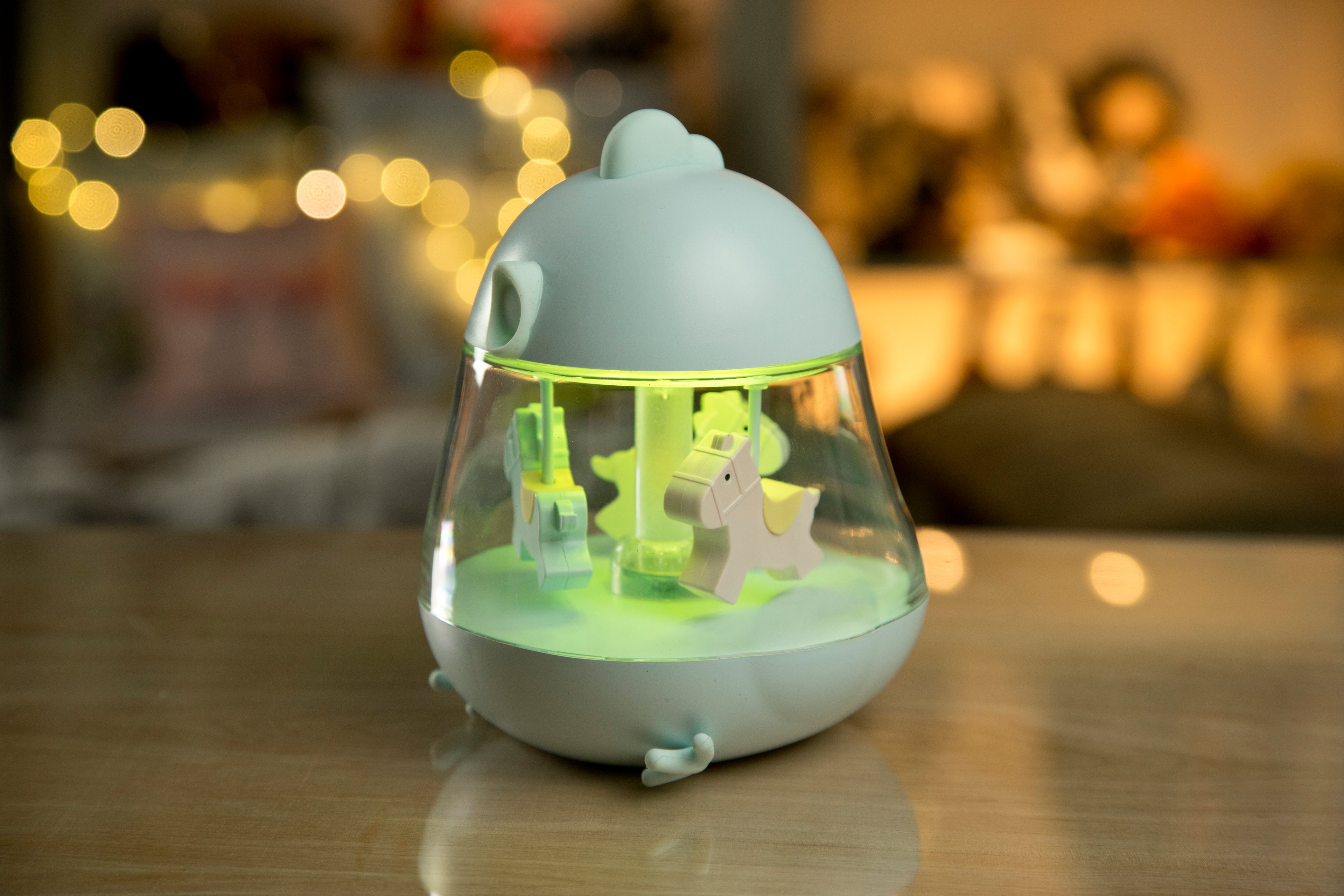 Rabbit & Friends Lampe mit Karussel und Musik Box