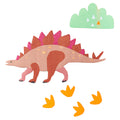Fabfabsticker Dino Stegosaurus – zum Kleben