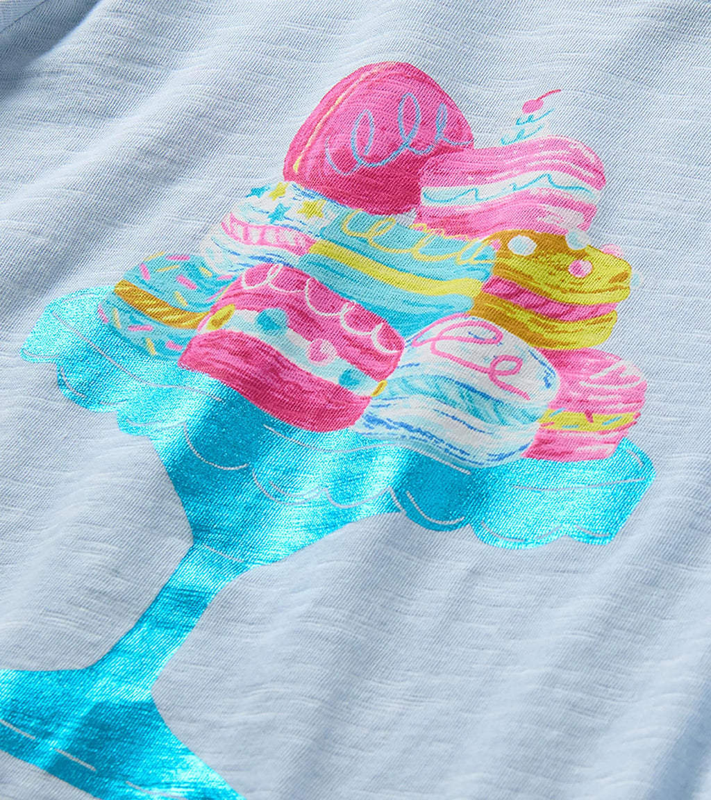 Hatley Yummy Macarons Long Sleeve Graphic Tee