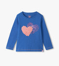 Hatley HW26 Double Hearts Long Sleeve Graphic Tee