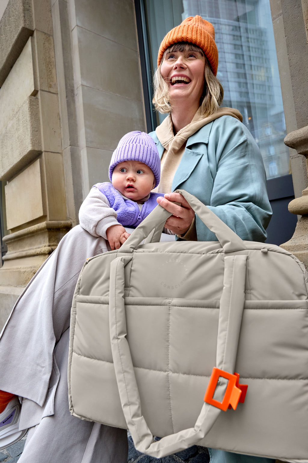 Lässig Wickeltasche - Everyday Bag, Beige