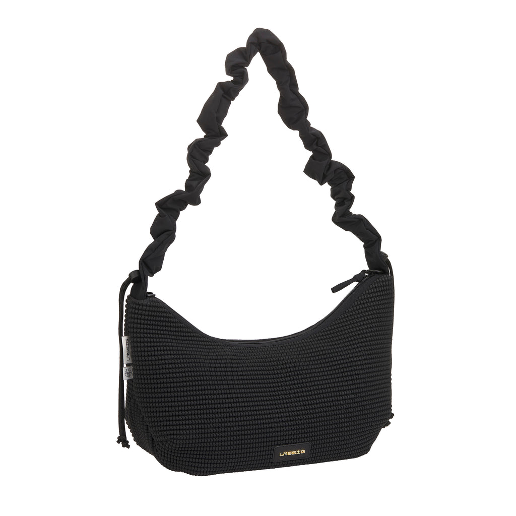 Lässig Wickeltasche Crossbody gesteppt - Lunua Bum Bag, Schwarz