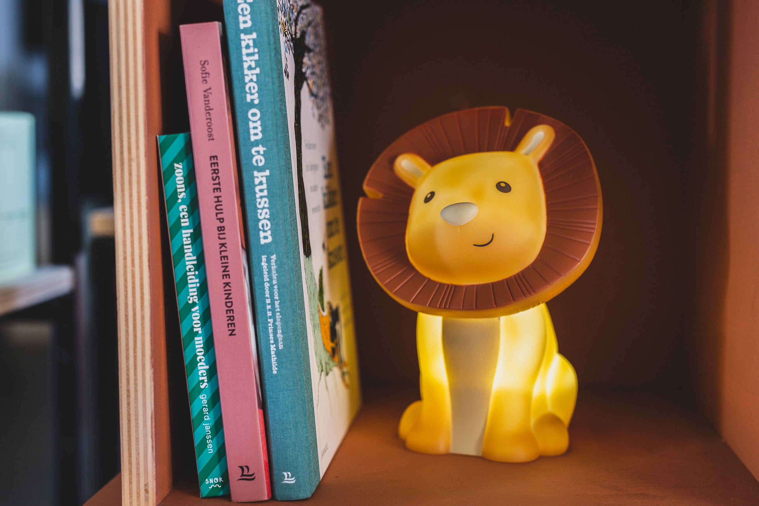 AP Junior Hakuna Lion night light LED, USB recharge | H 20 x Ø 13,6 cm