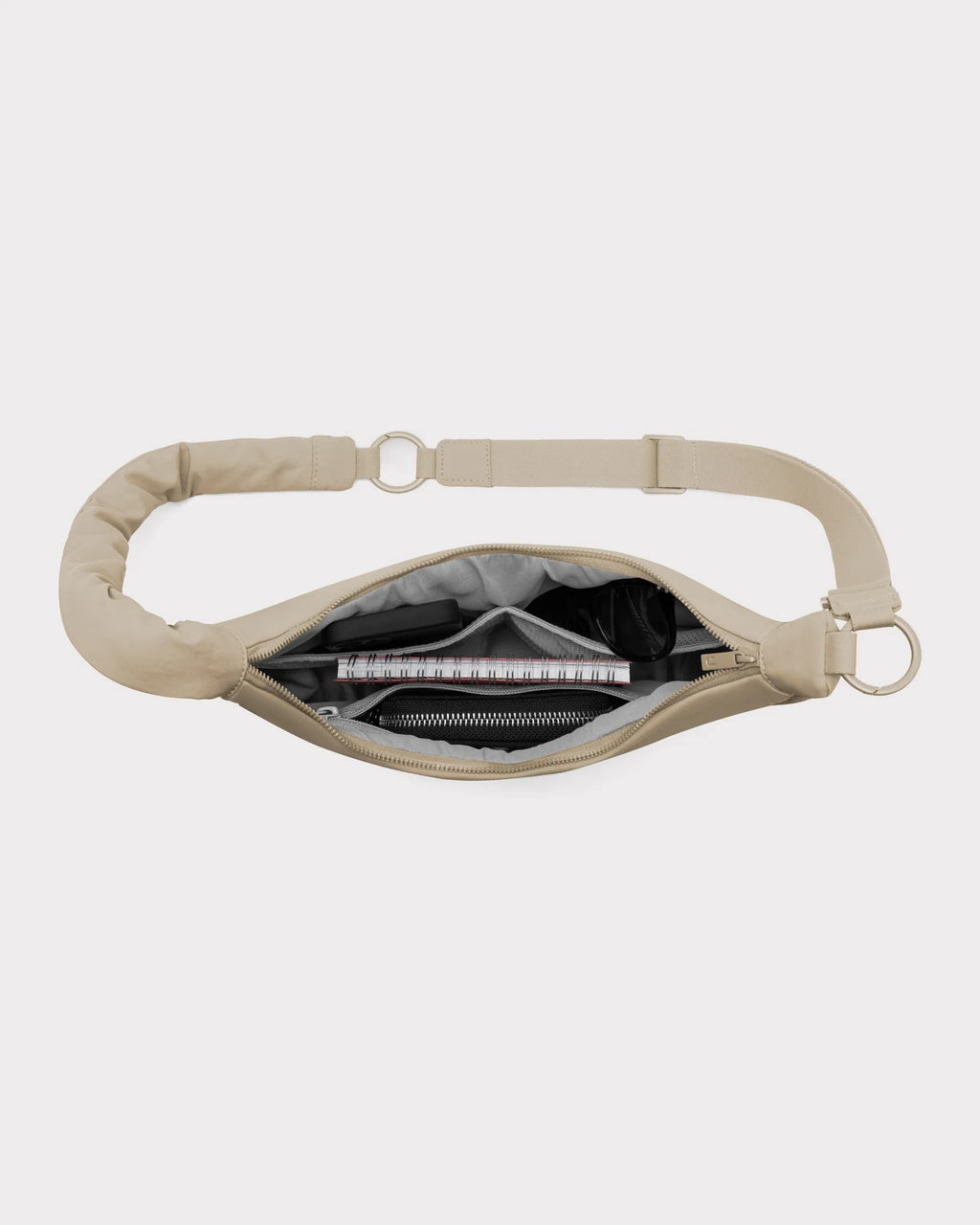 Johnny Urban Lou Medium Half Moon Bag Beige