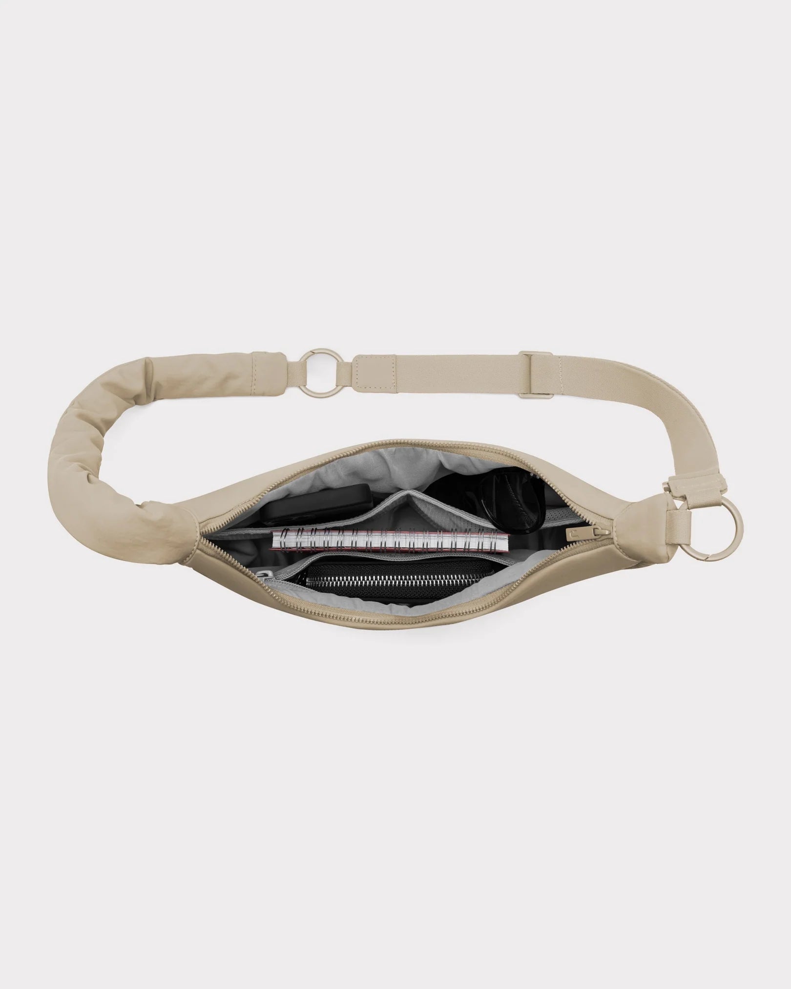 Johnny Urban Lou Medium Half Moon Bag Beige