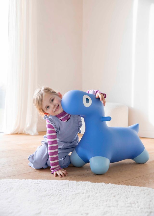 Quut Hüpfball Hoppi - Dino - Cosmic Blue