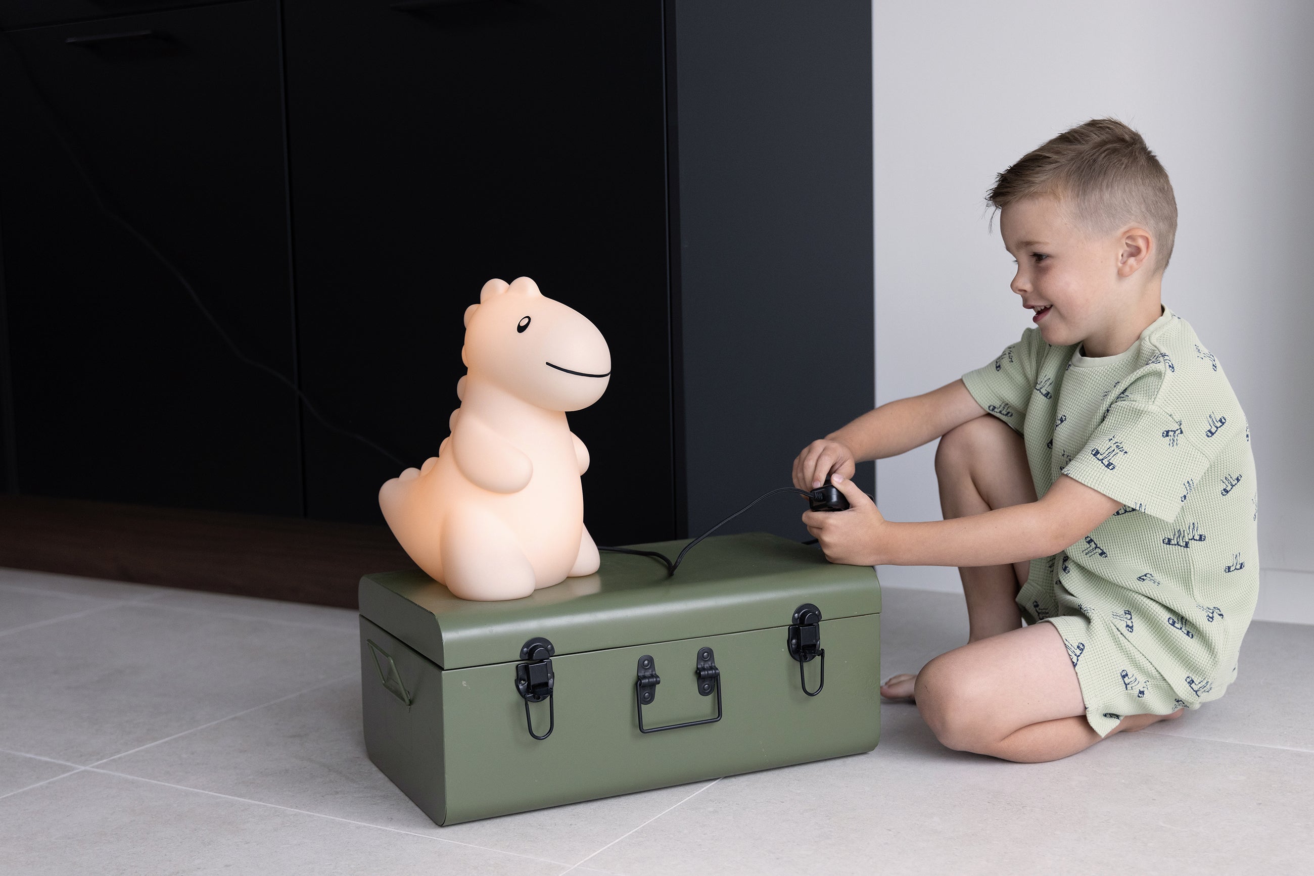 AP Junior Jéroom Dino SAND  mood light LED | H 30 x 27 x 19,60 cm