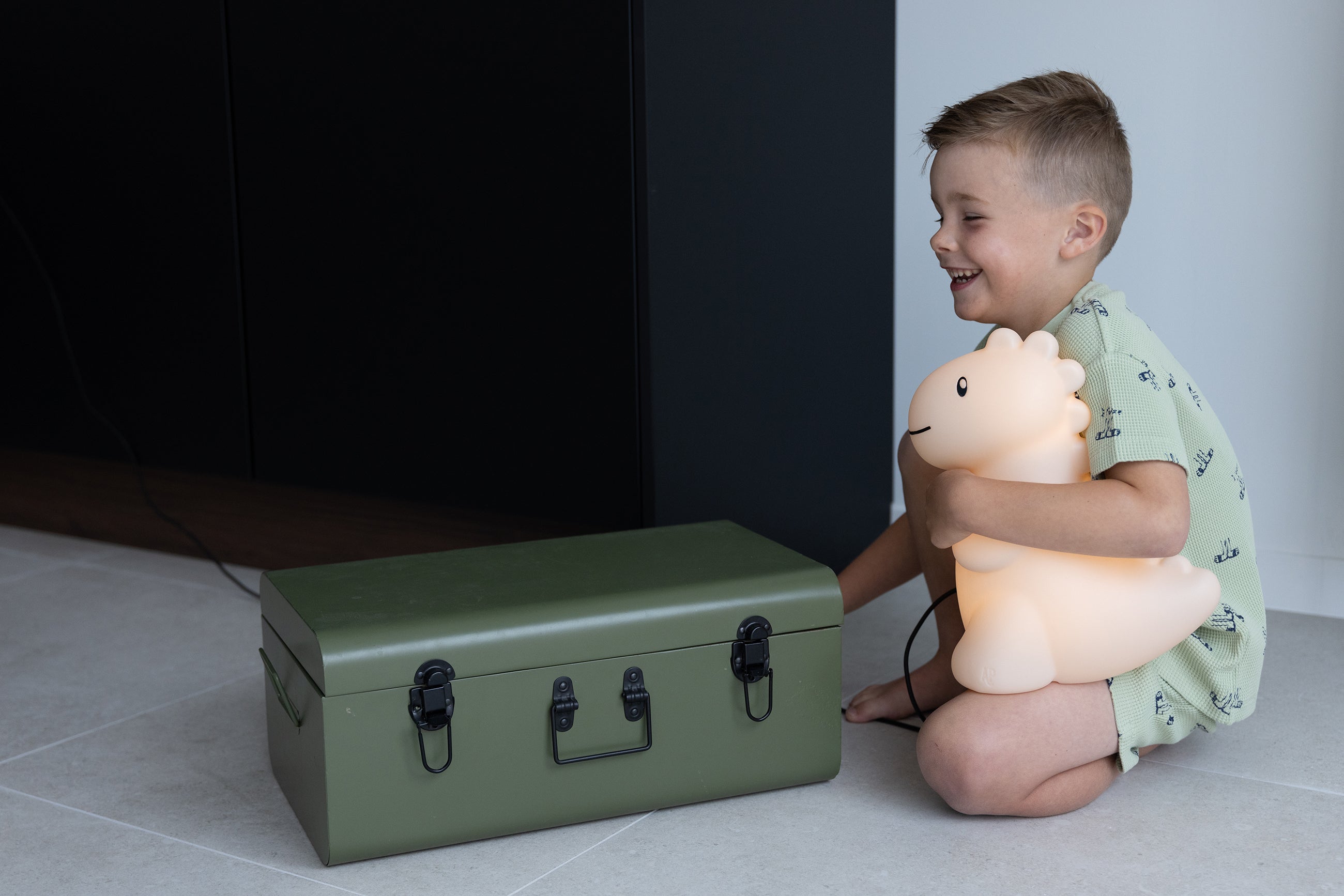 AP Junior Jéroom Dino SAND  mood light LED | H 30 x 27 x 19,60 cm