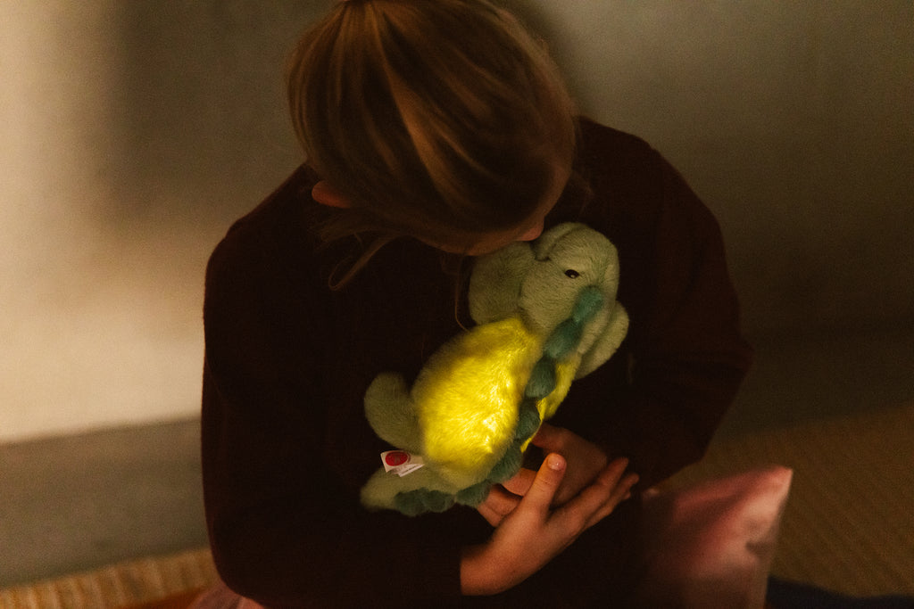 AP Junior Jéroom Dino plush night light GREEN & SAGE