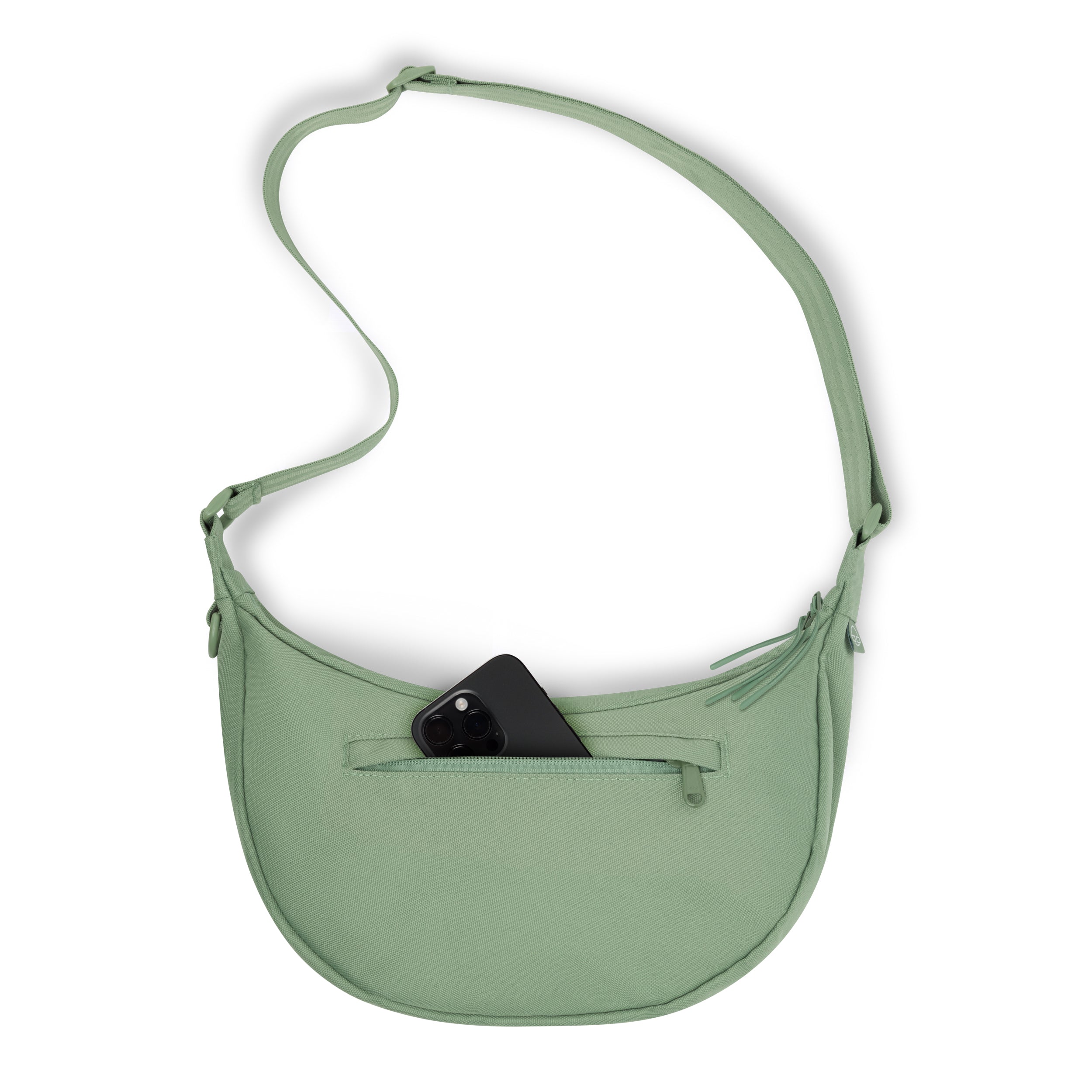 Johnny Urban Ally Medium Half Moon Bag Sage Green