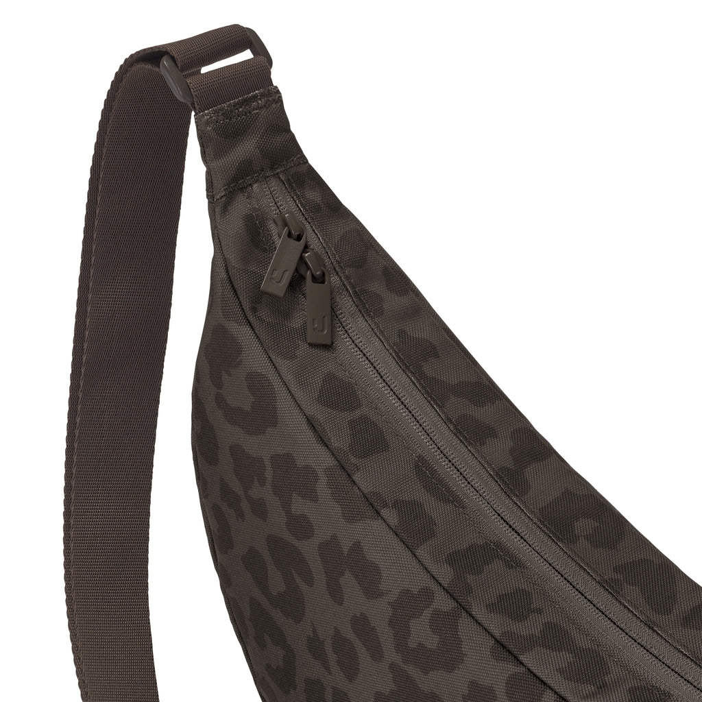 Johnny Urban Ally Medium Half Moon Bag Brown Leo