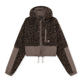 Cropped Teddy Jacket Carey Brown Leo