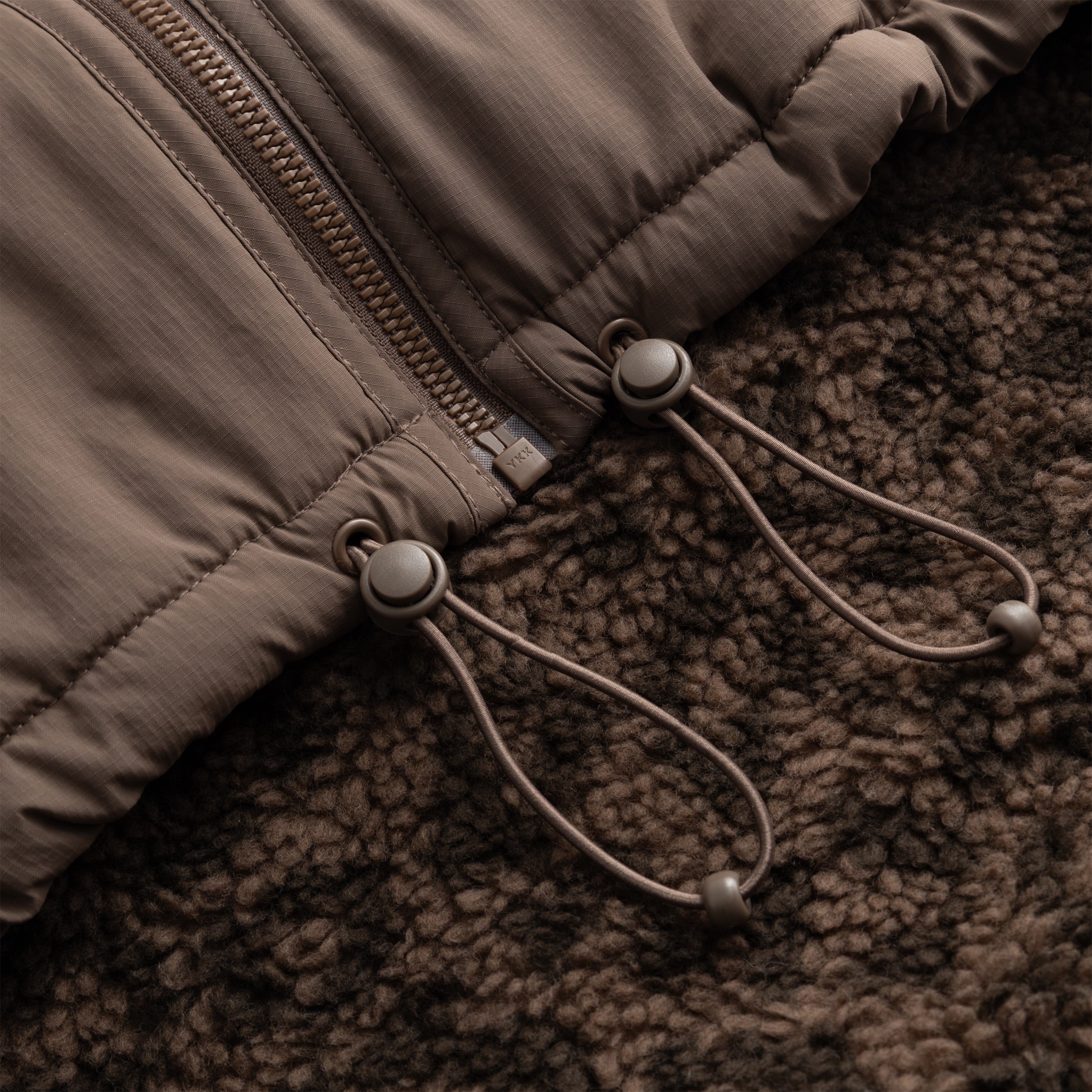 Cropped Teddy Jacket Carey Brown Leo