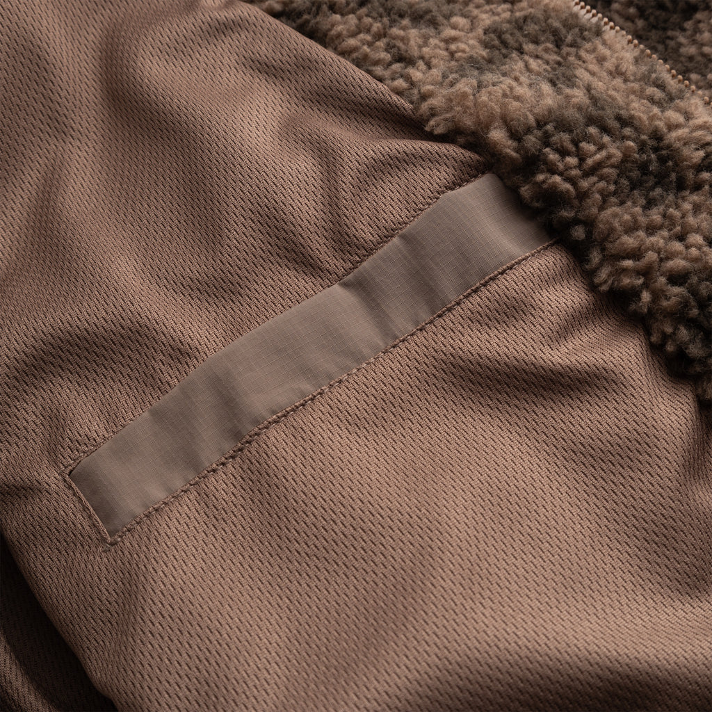 Cropped Teddy Jacket Carey Brown Leo