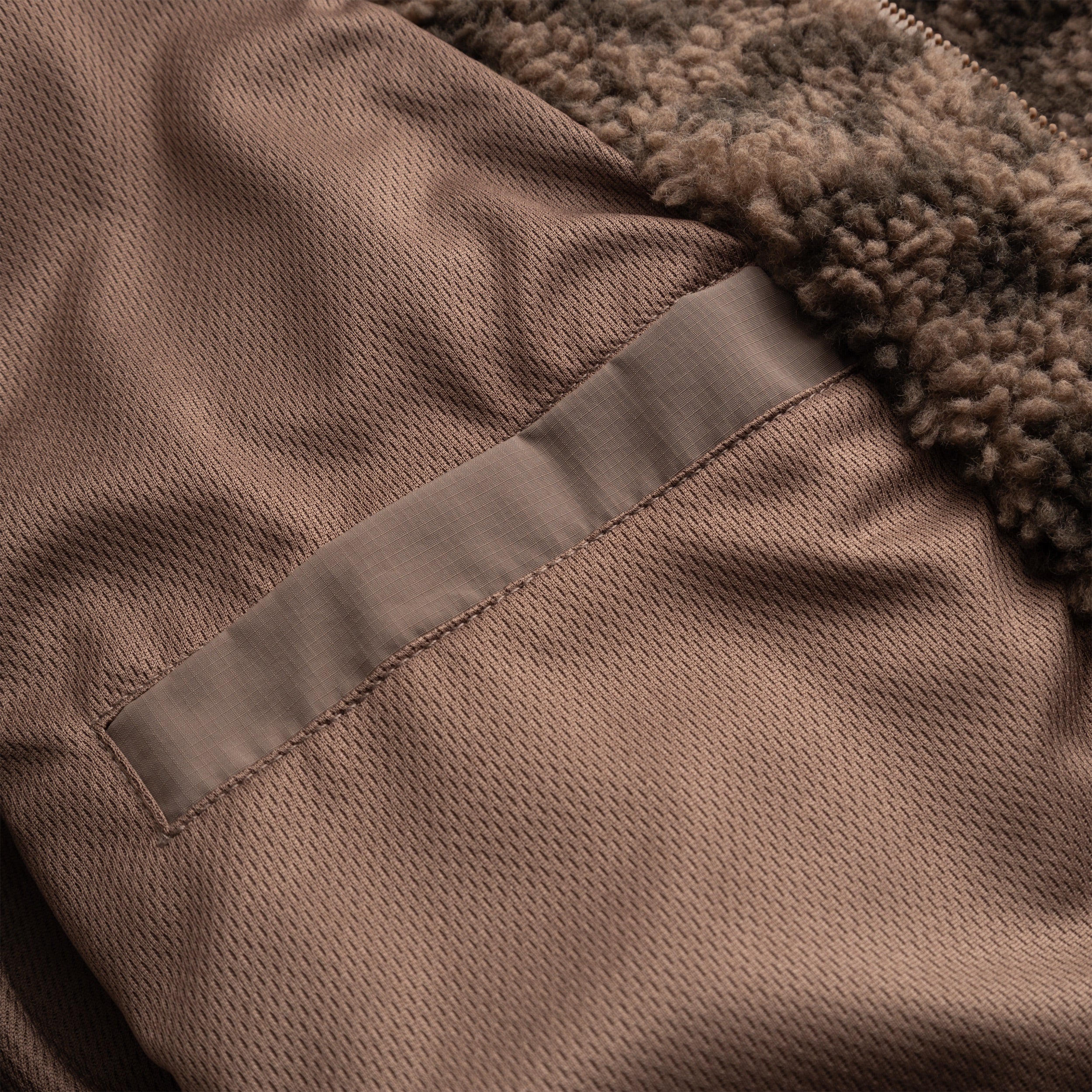Cropped Teddy Jacket Carey Brown Leo