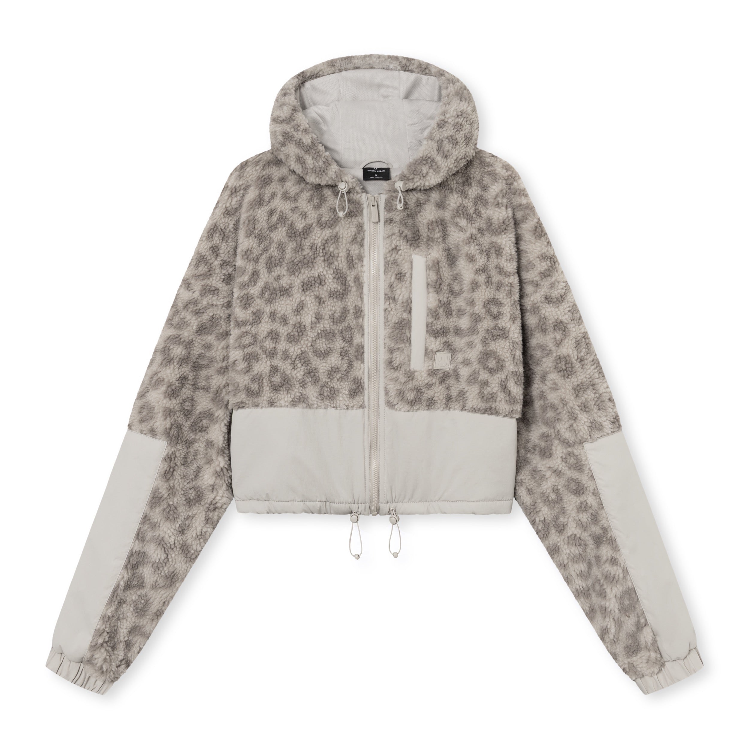 Cropped Teddy Jacket Carey Sand Leo