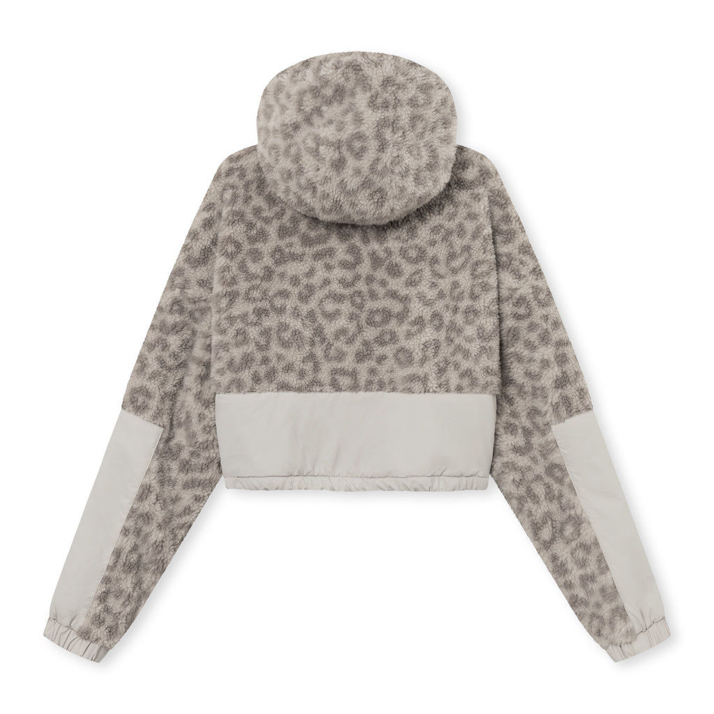 Cropped Teddy Jacket Carey Sand Leo
