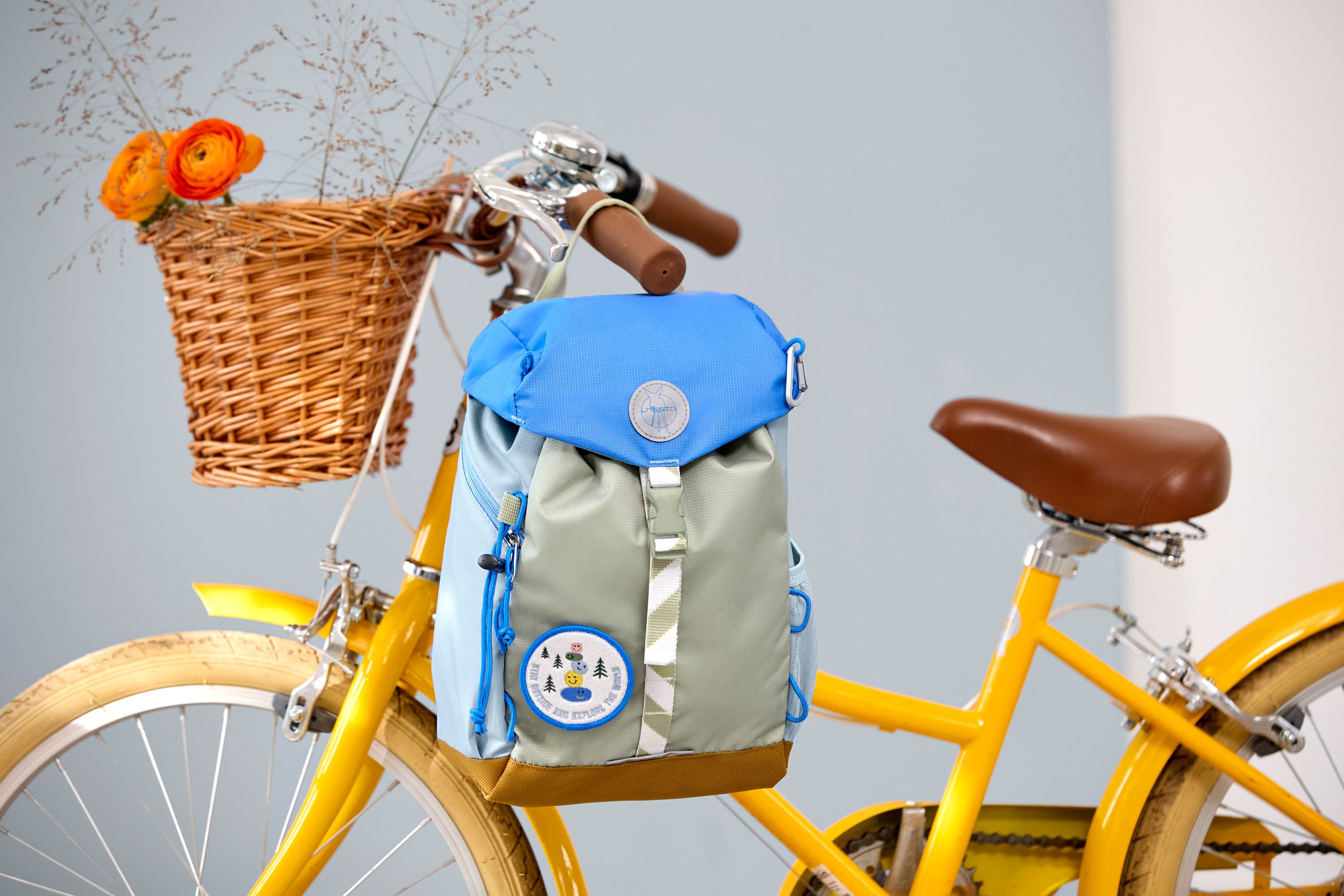 LässigWanderrucksack Kinder 9 L - Sunny Explorer, Grün Blau