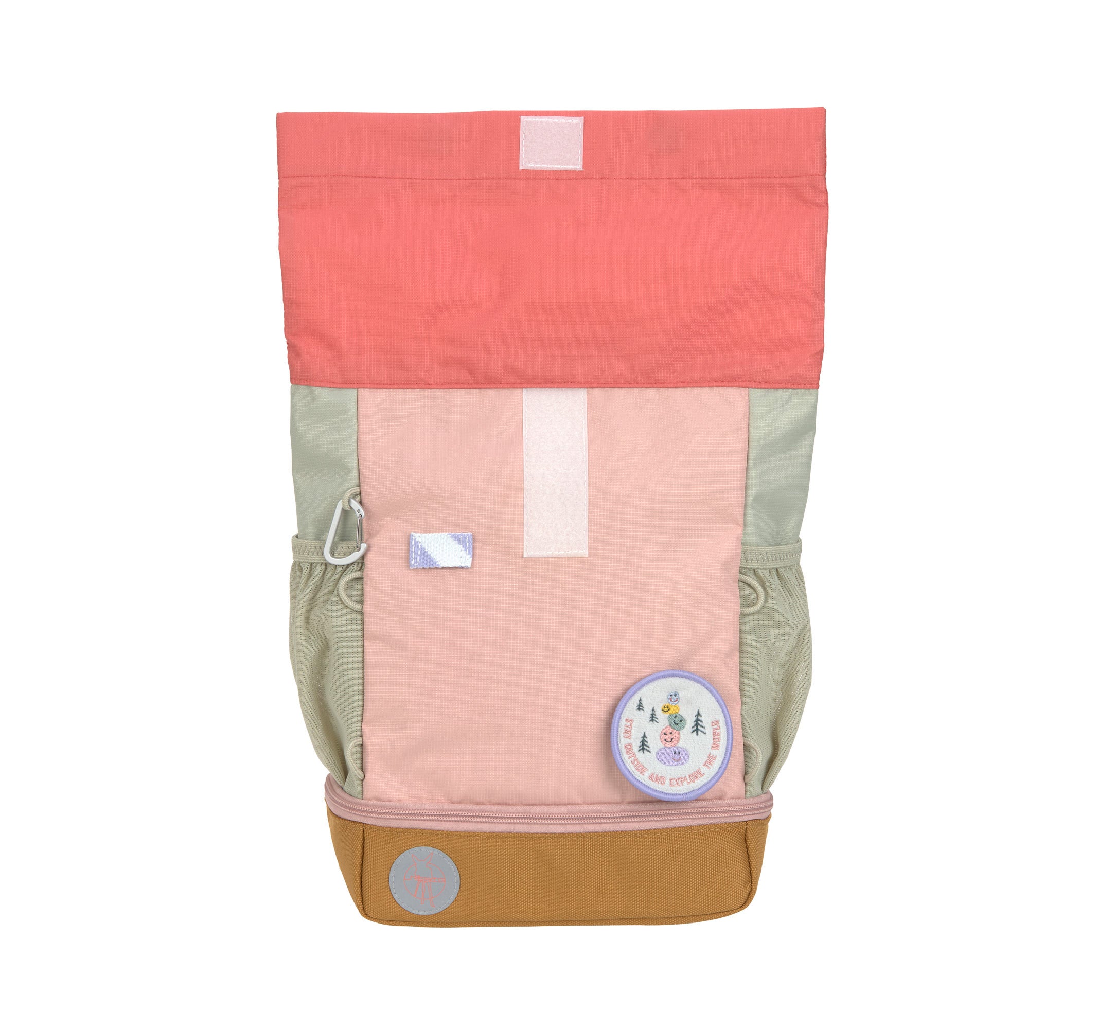 Lässig Kindergartenrucksack Rolltop - Sunny Explorer, Rosa Pink