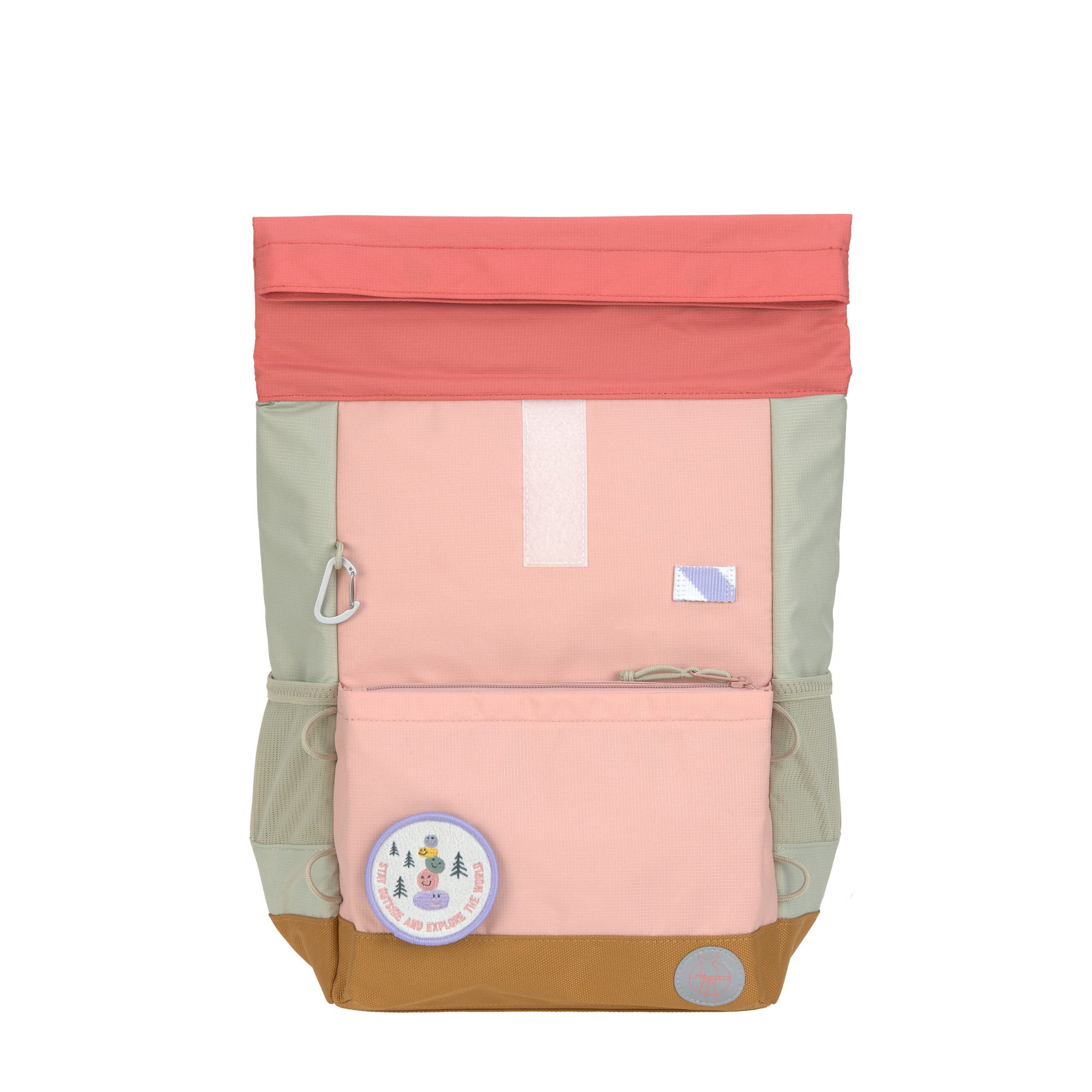 Lässig Kinderrucksack Rolltop - Sunny Explorer, Rosa Pink