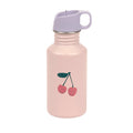 Lässig Edelstahl Kinder Trinkflasche 500 ml - Happy Fruits, Kirsche