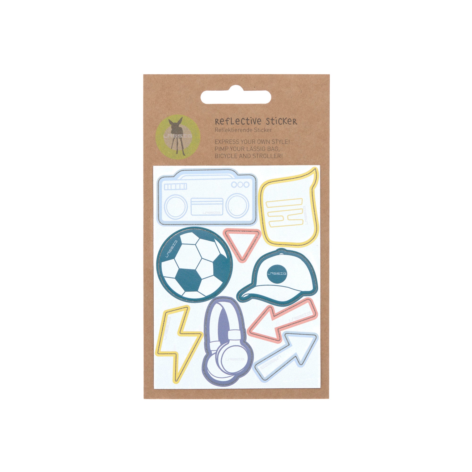 Lässig Reflektierende Aufkleber - Pimp your Bag, Football
