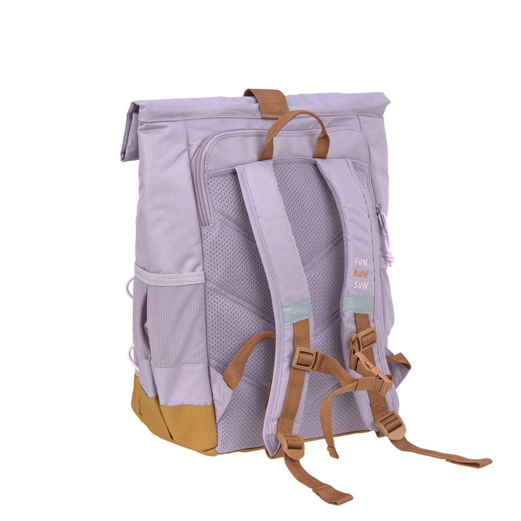 Lässig Kinderrucksack Rolltop - Little Gang, Lila