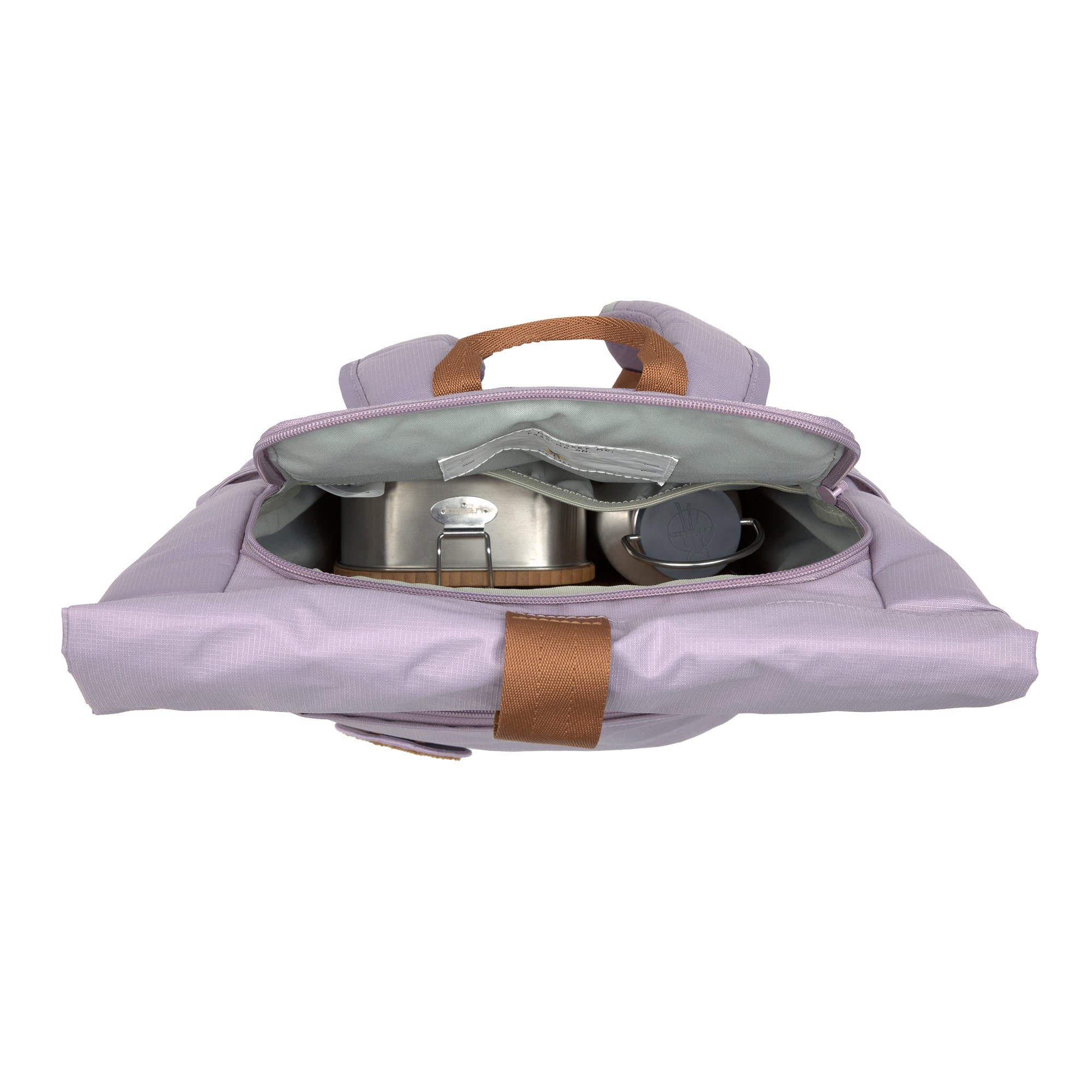 Lässig Kinderrucksack Rolltop - Little Gang, Lila