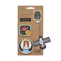 Lässig Anhänger & Patches - Schul Set, Unique Weltraum