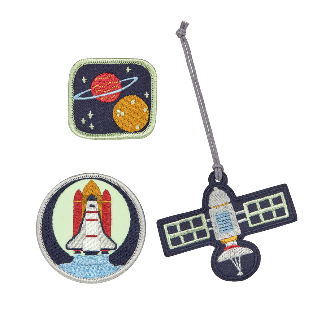 Lässig Anhänger & Patches - Schul Set, Unique Weltraum