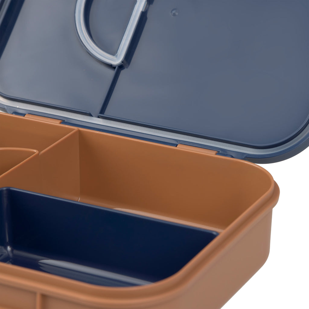 Lässig Brotdose Kinder - Bento Lunchbox, Little Gang Smile Blau