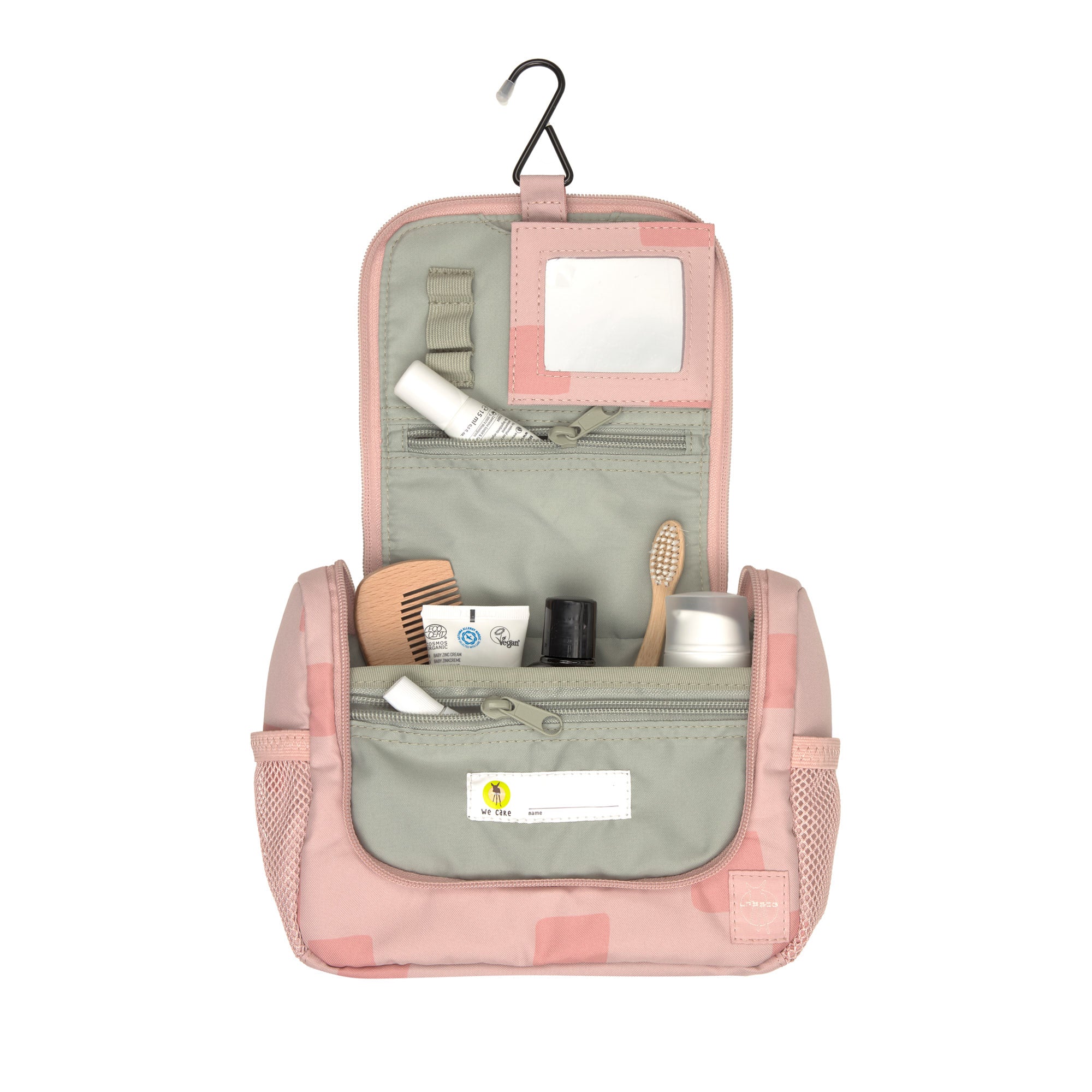 Lässig Kulturbeutel Kinder - Pattern Party, Rosa