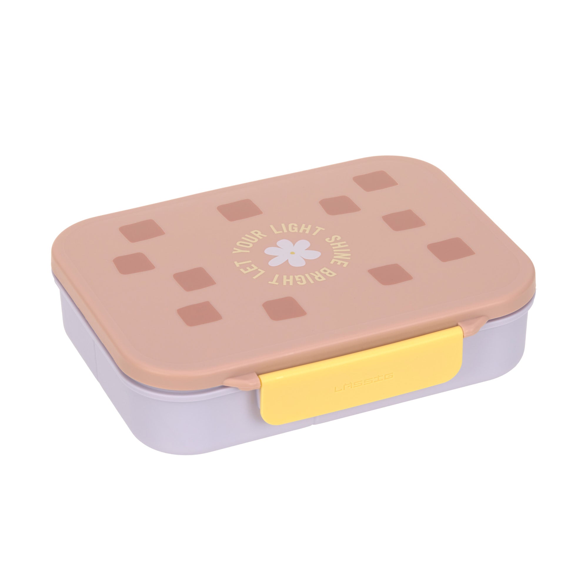 Lässig Brotdose Kinder - Bento Lunchbox, Pattern Party Rosa