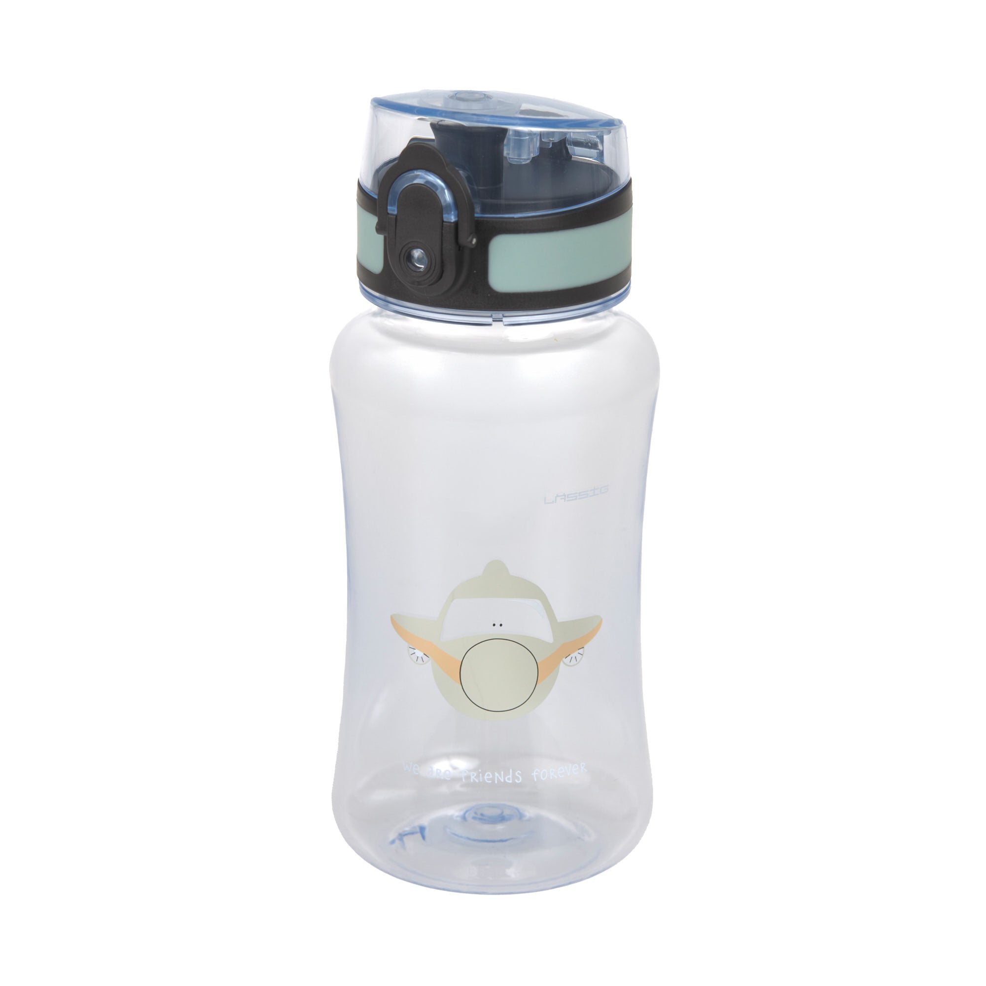 LässigTritan Kinder Trinkflasche 420 ml - Tiny Drivers, Flugzeug