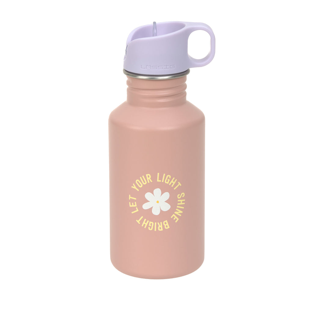 Lässig Edelstahl Kinder Trinkflasche 500 ml - Pattern Party, Rosa