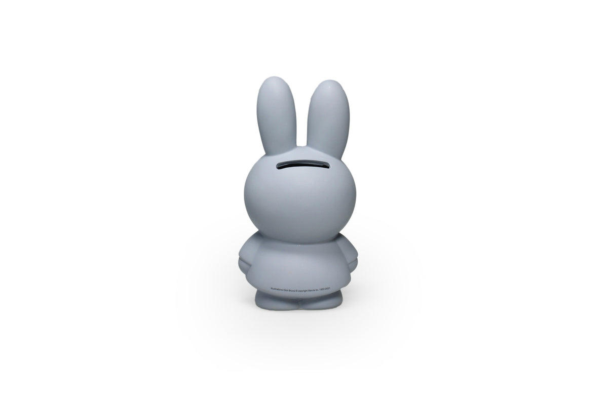 AP Junior nijntje SILVER BLUE Spaarpot Small | H13,5 Ø7,2 CM
