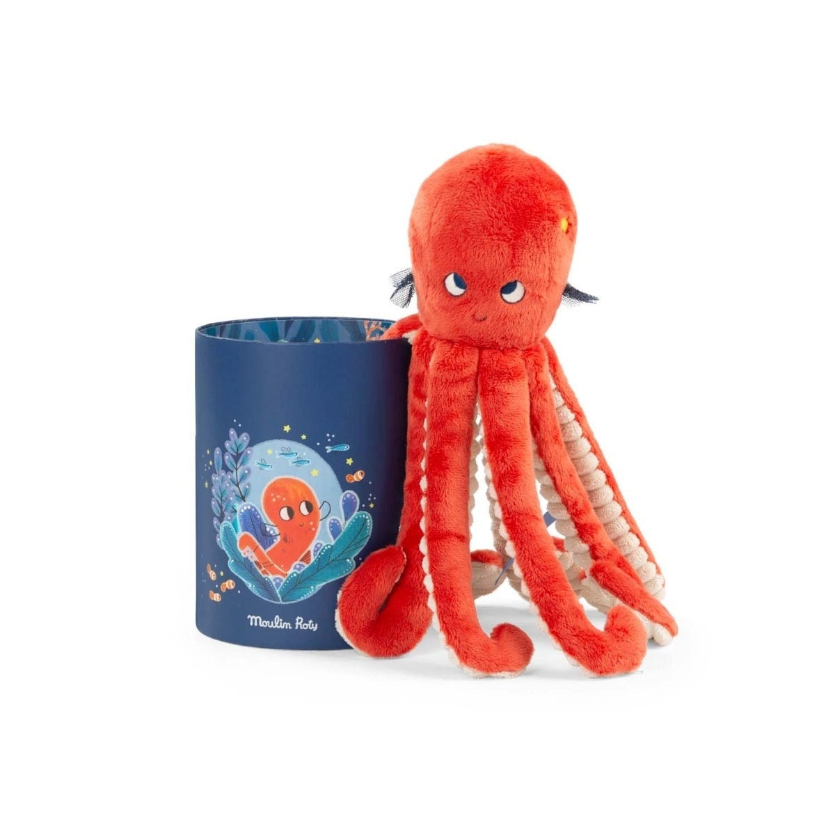 Moulin Roty Plüschtier Oktopus Paulie (in Dose)