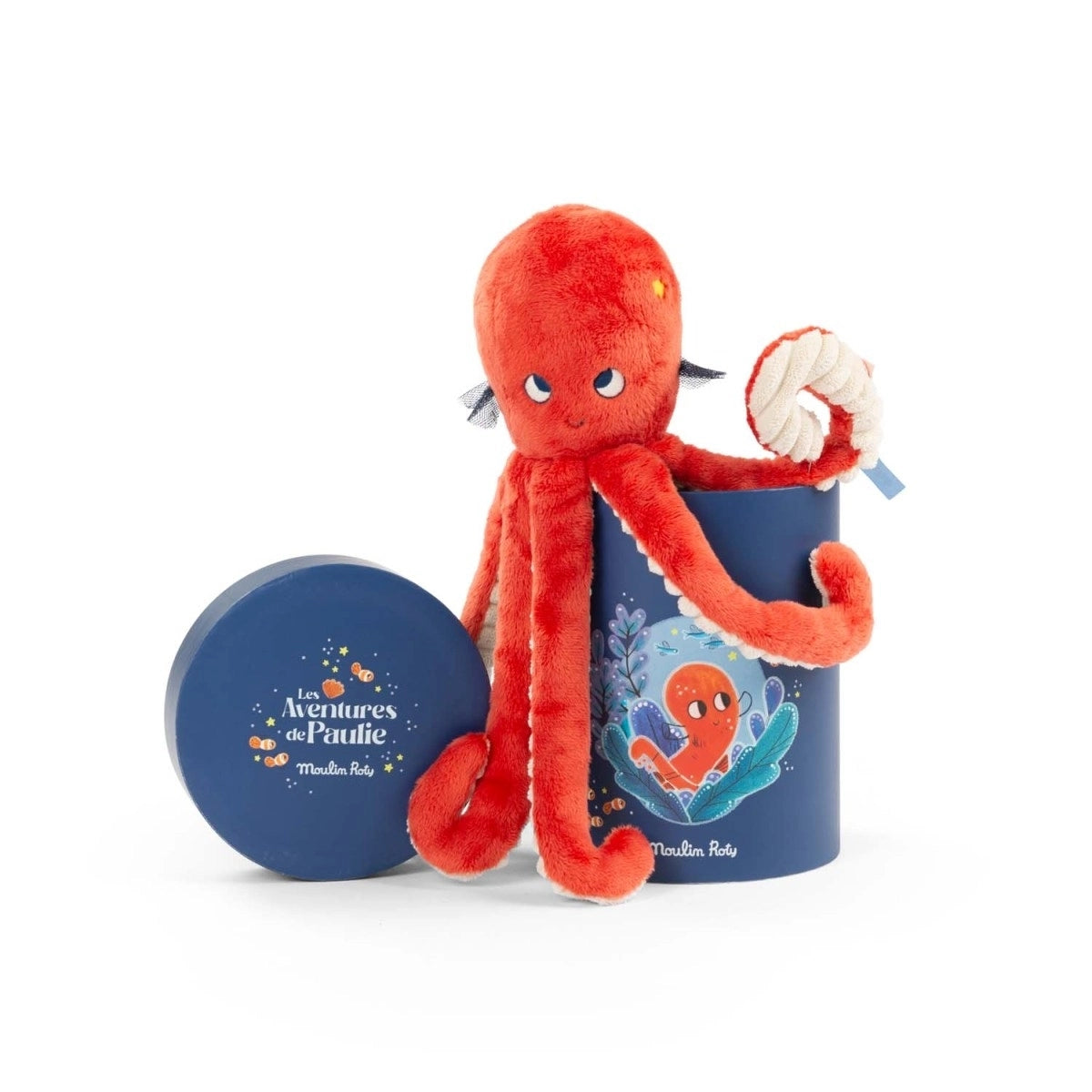 Moulin Roty Plüschtier Oktopus Paulie (in Dose)