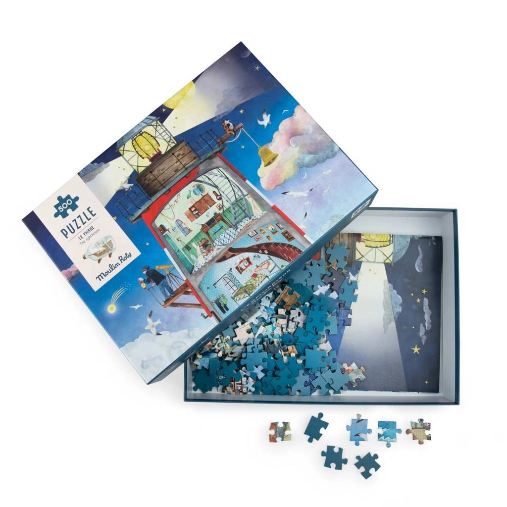 Moulin Roty Puzzle Leuchtturm (500 Teile)