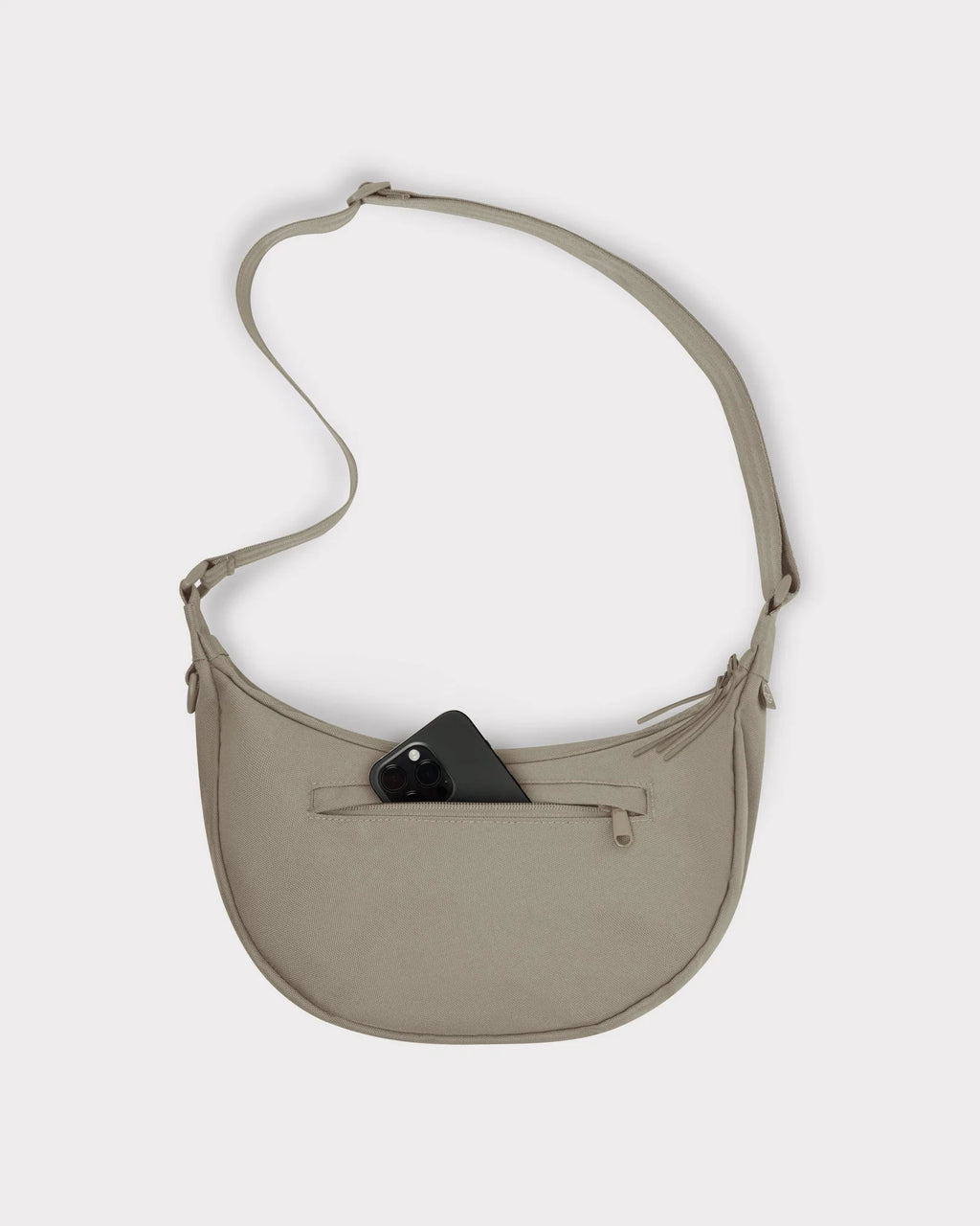 Johnny Urban Ally Medium Half Moon Bag Desert Grey