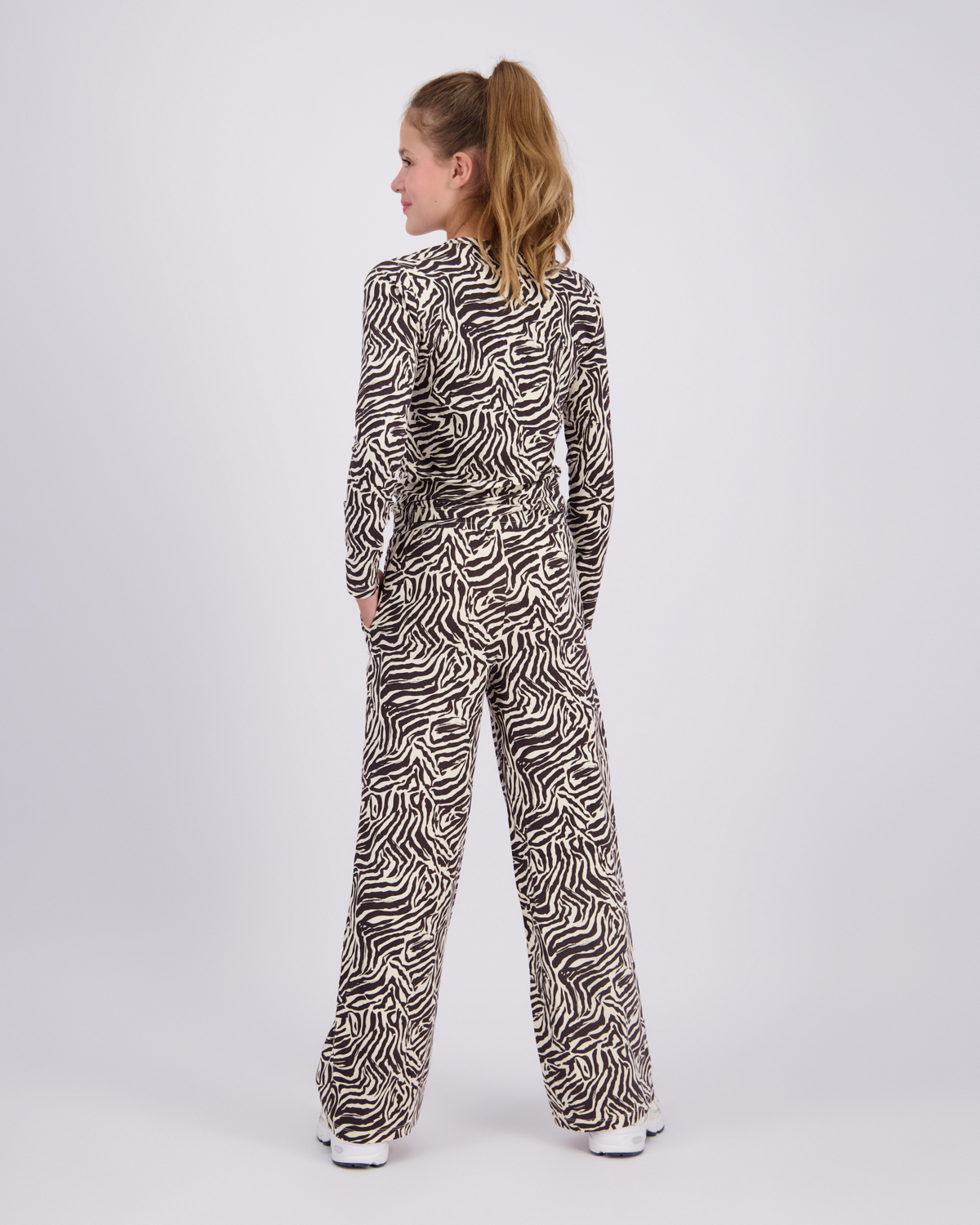 Raizzed Pluck Leggings Flared Zebra