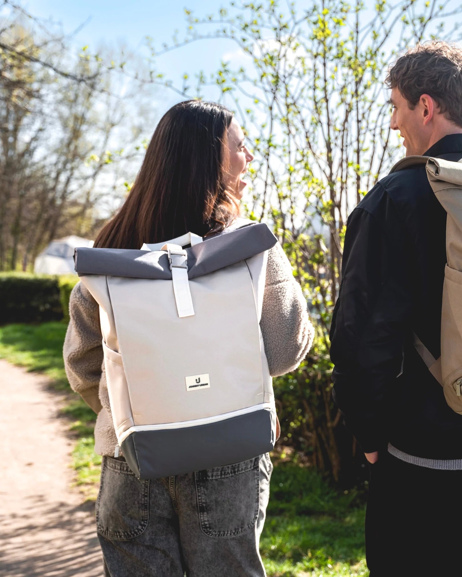Johnny Urban Allen Large Backpack Sand Grey