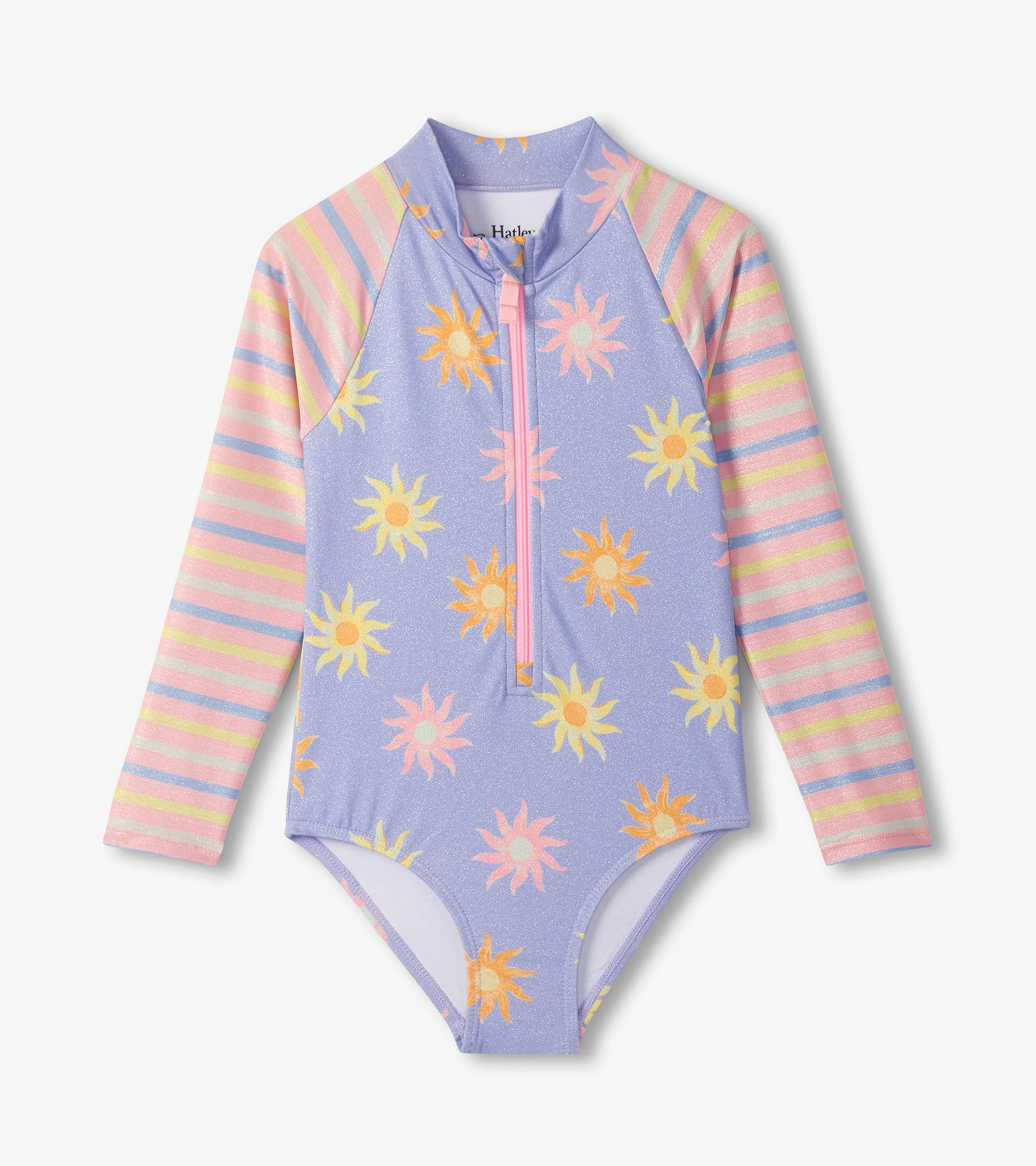 Hatley Faded Suns Longsleeve Rashguard Swimsuit