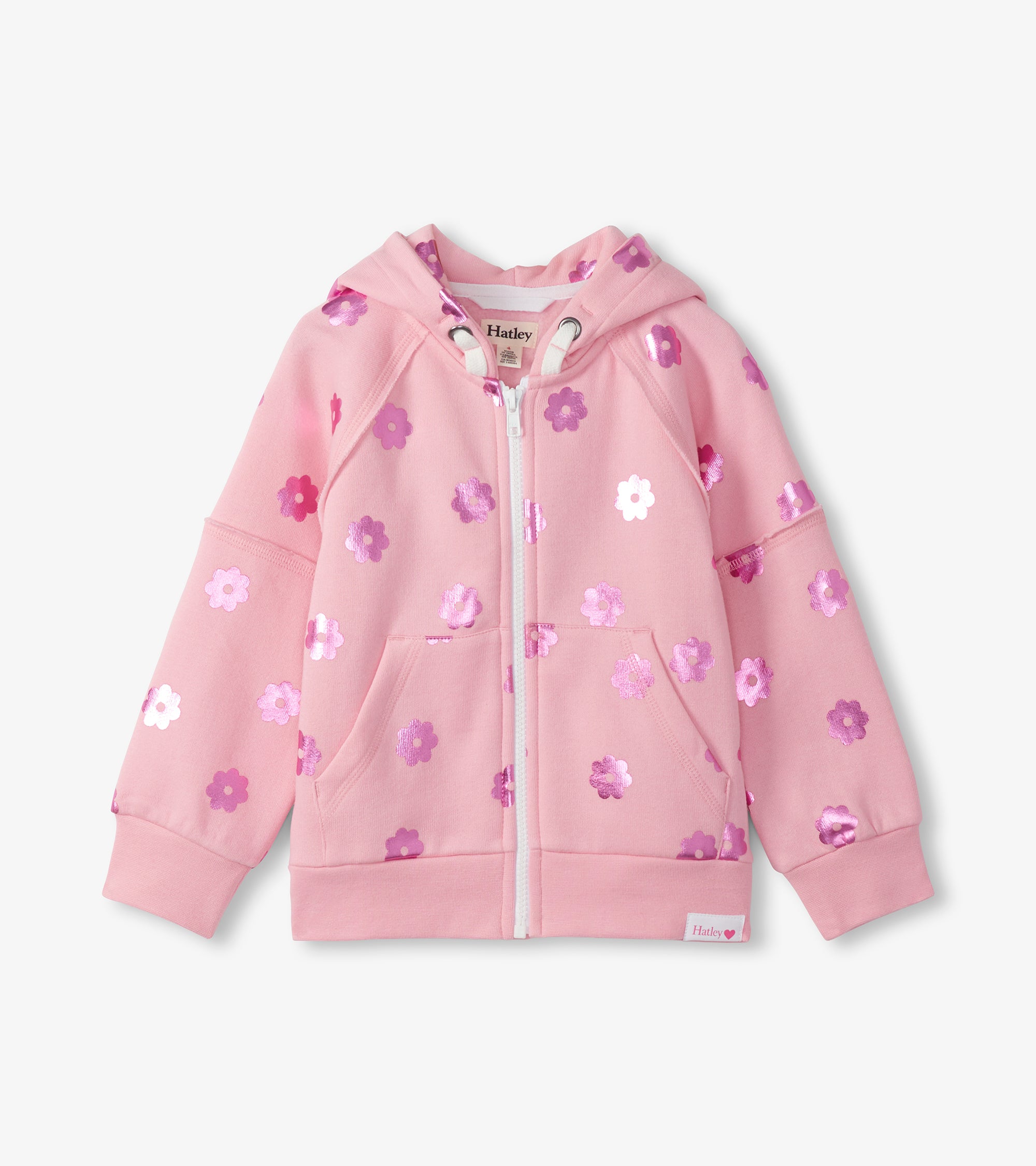 Hatley Blossom Raw Edge Hoodie