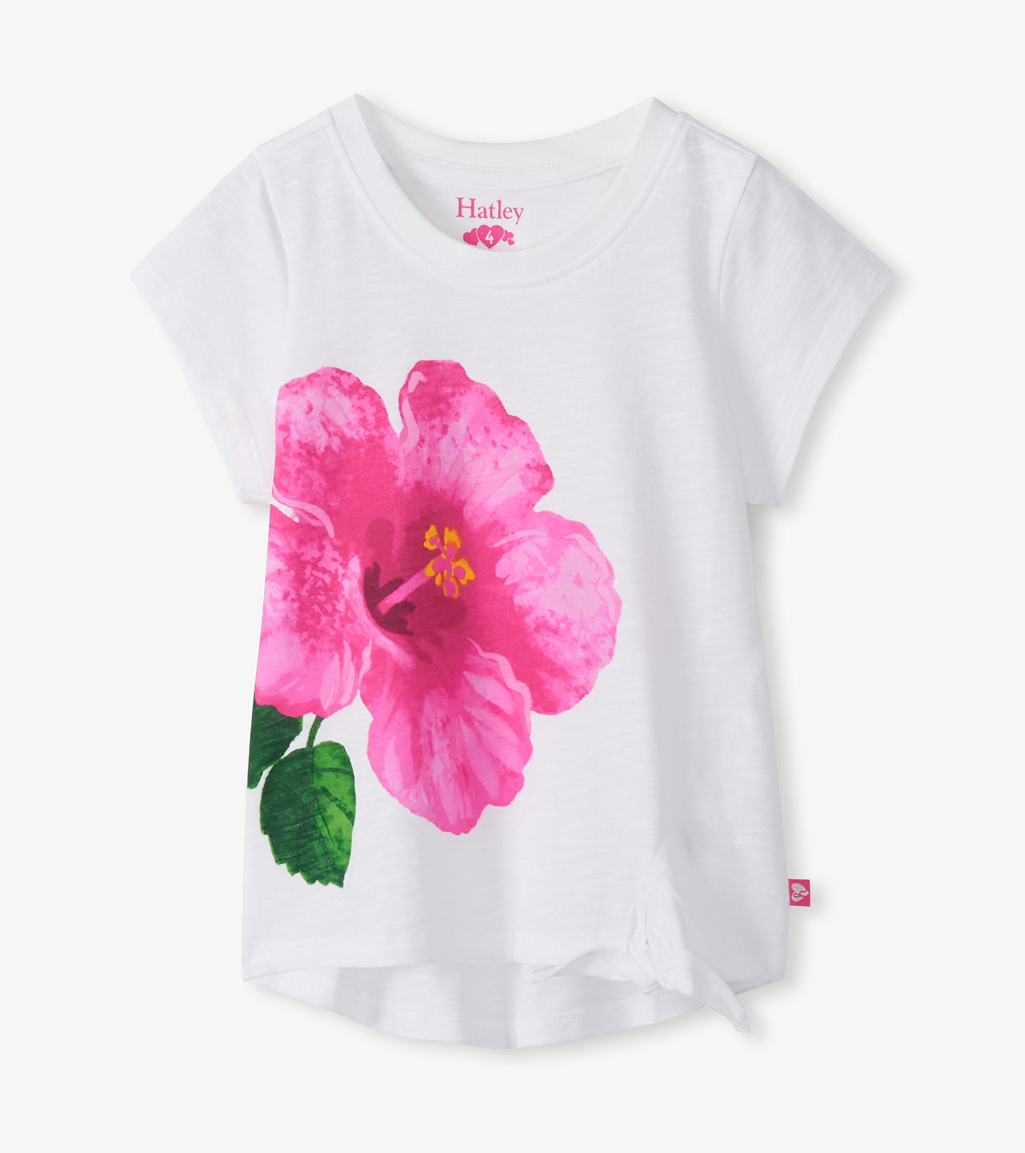 Hatley Hibiscus Tie Front Tee