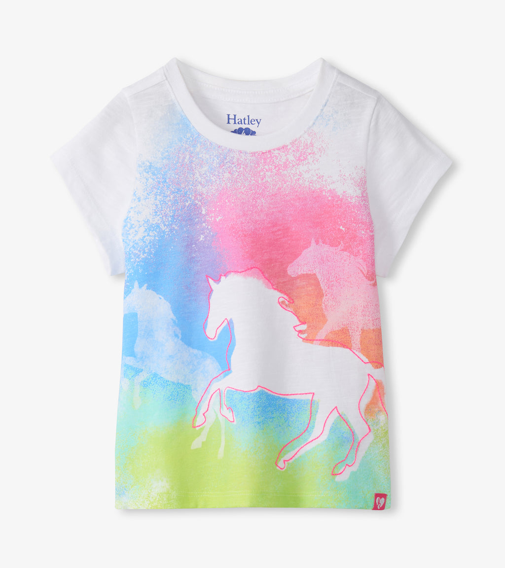Hatley Running Horses Graphic Tee