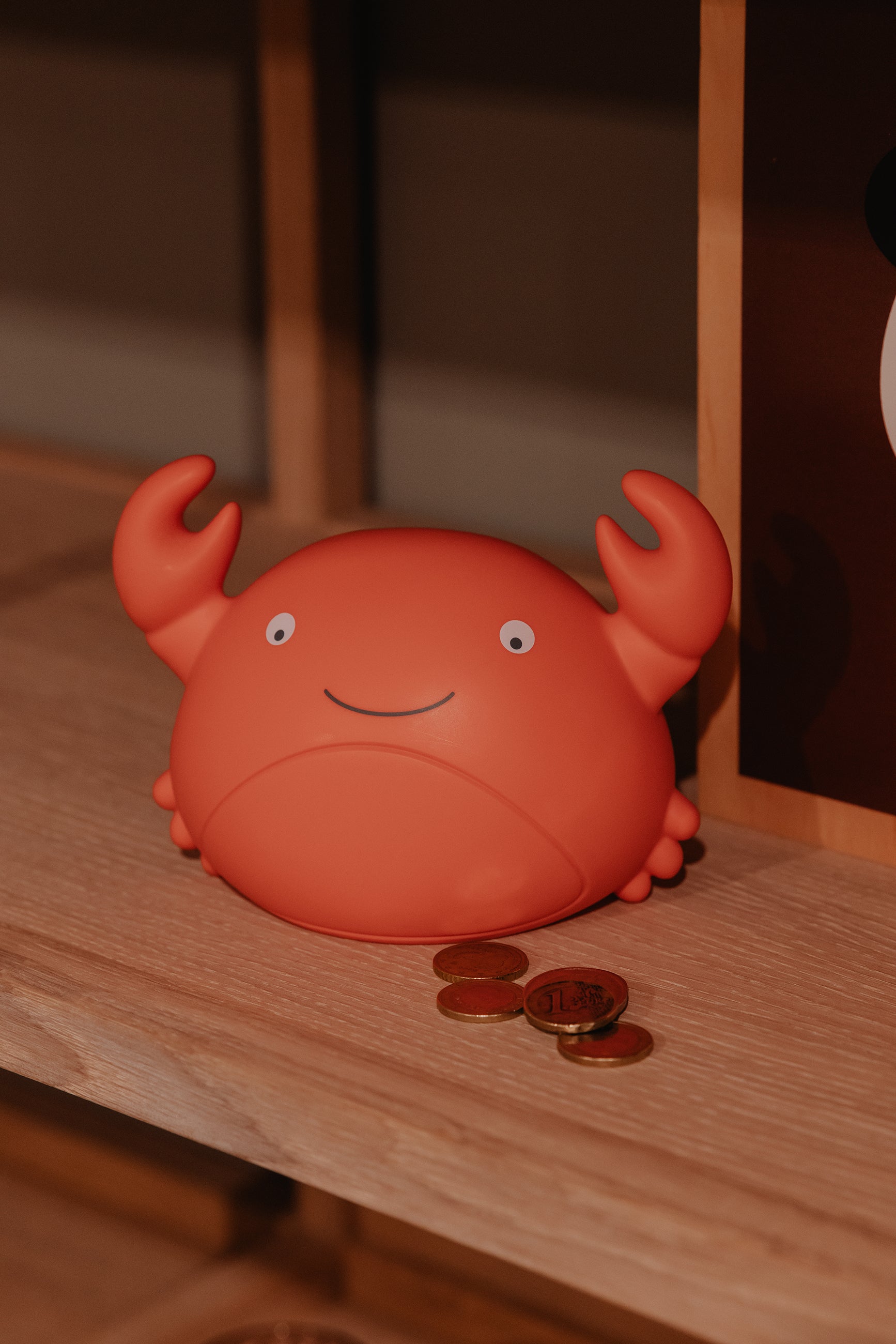AP junior Theo crab CORAL money box LARGE