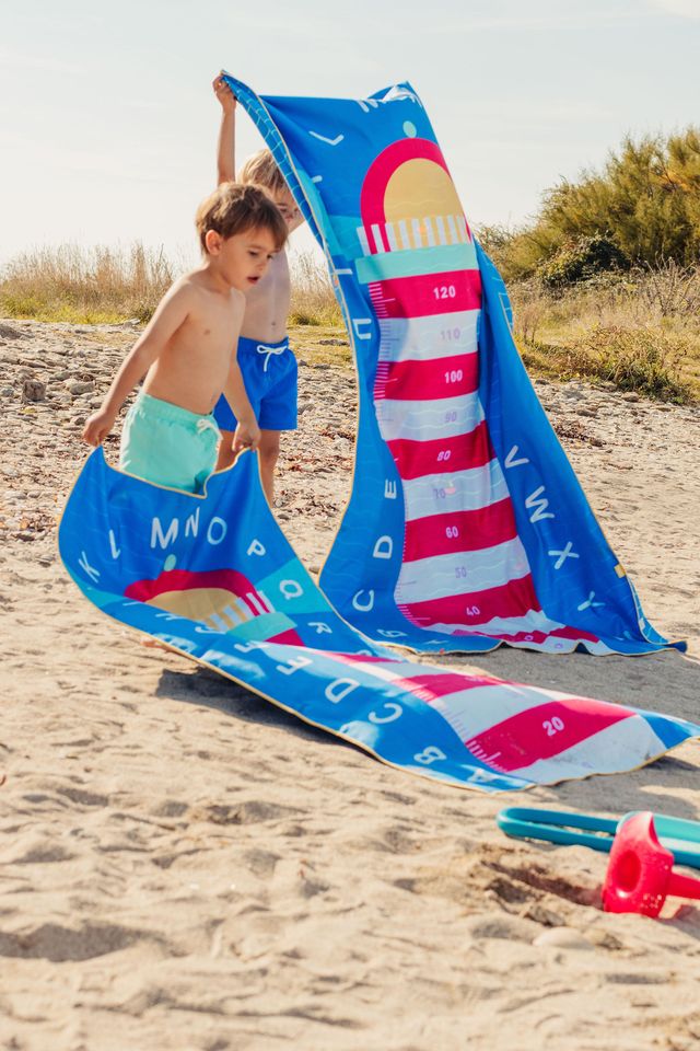 Quut Spiel Handtuch  L (180 x 100cm) lighthouse Blue