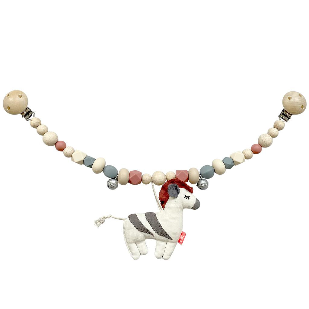 Kikadu Kinderwagenkette Zebra