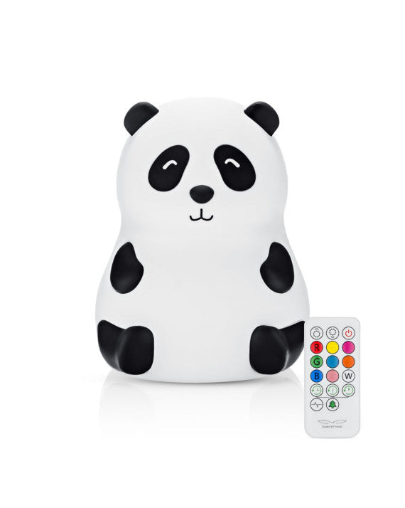 Rabbit & Friends Panda Silicone Lamp with Remote Control